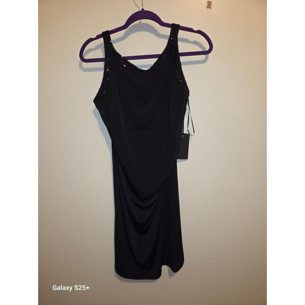 Mario Serrani Italy Black Dress – Size 6 - Picture 3 of 6